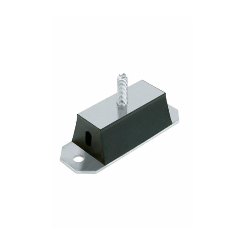 SUPPORTO ANTIVIBRANTE RETTANGOLARE 100X40 PERNO M12