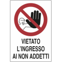 CARTELLO SEGNALETICA ALLUMINIO 30X20