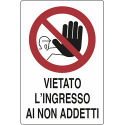 CARTELLO SEGNALETICA ALLUMINIO 30X20
