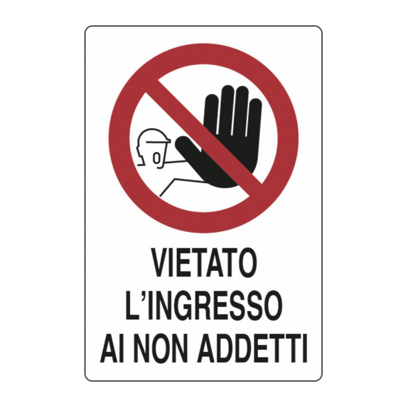 CARTELLO SEGNALETICA ALLUMINIO 30X20