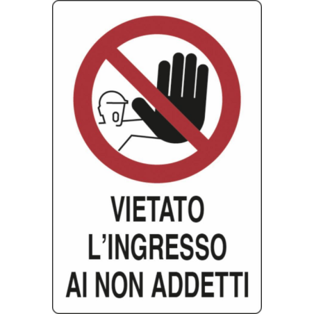 CARTELLO SEGNALETICA ALLUMINIO 30X20