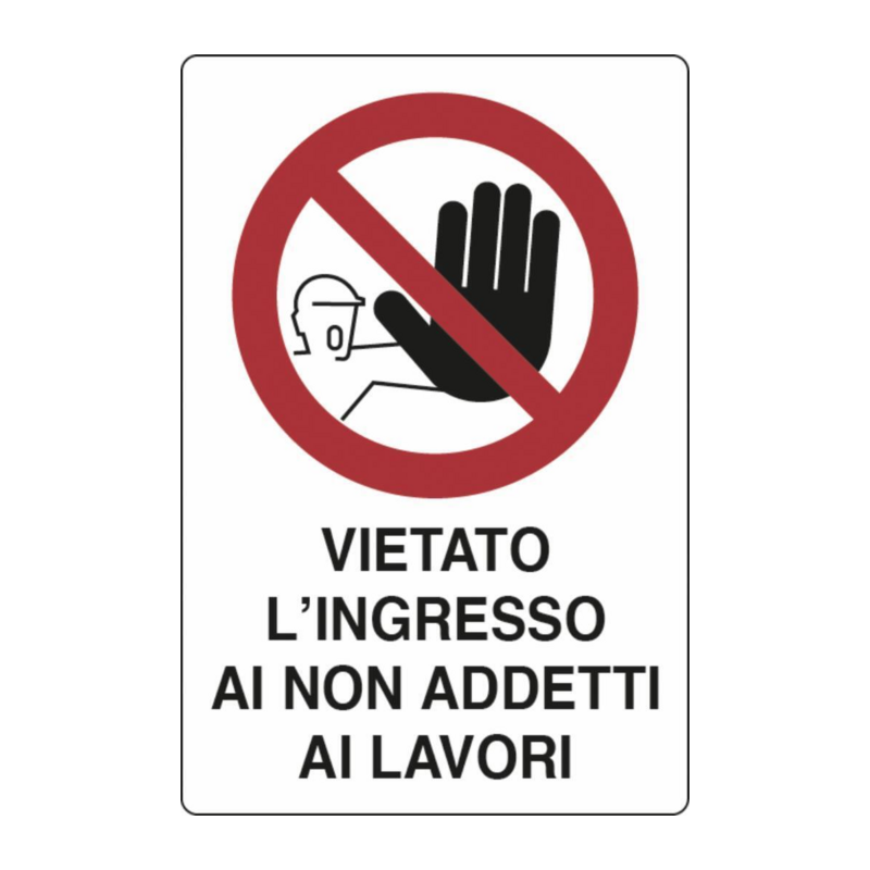 CARTELLO SEGNALETICA ALLUMINIO 30X20
