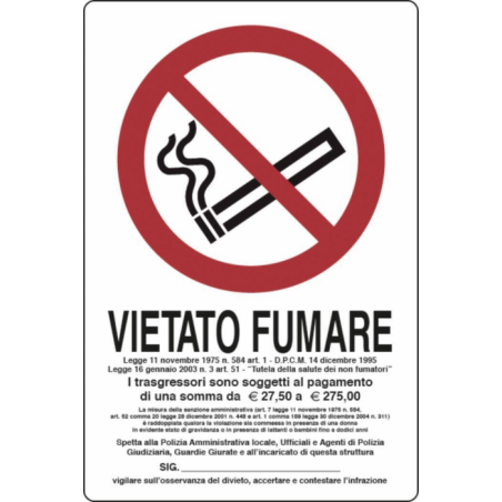 CARTELLO SEGNALETICA ALLUMINIO 30X20