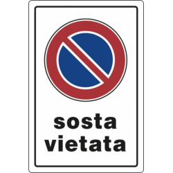 CARTELLO SEGNALETICA PLASTICA 30X20
