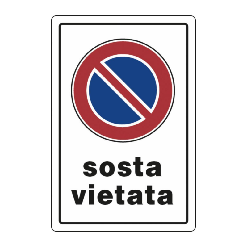 CARTELLO SEGNALETICA PLASTICA 30X20