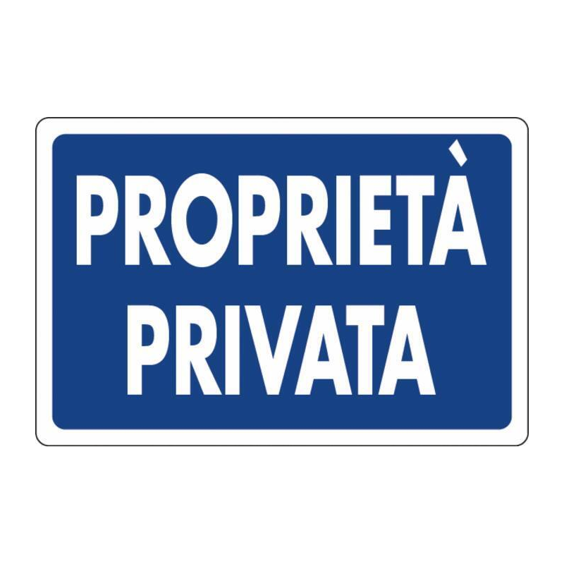 CARTELLO SEGNALETICA PLASTICA 30X20