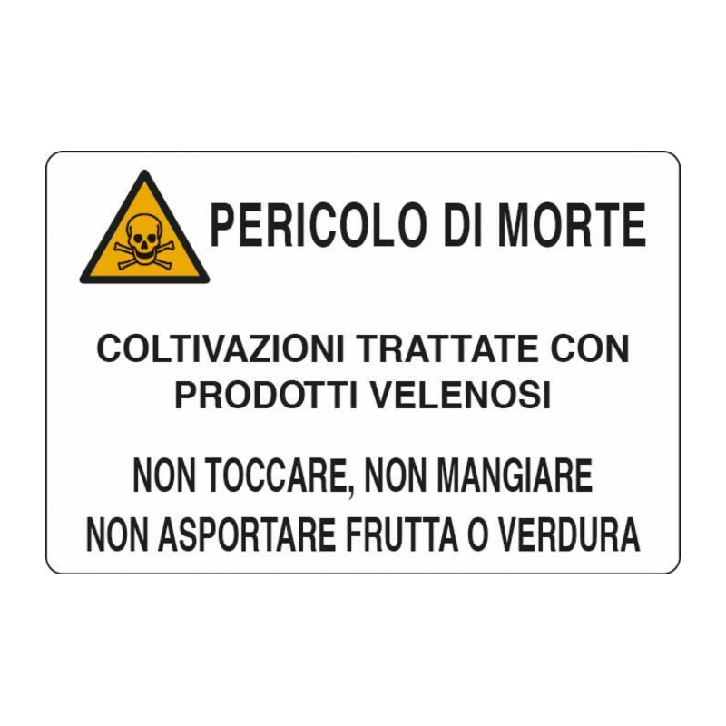 CARTELLO SEGNALETICA 50X35 ALLUMINIO