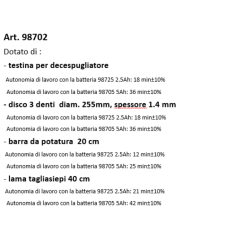 Multifunzione Freemow a batteria 40V