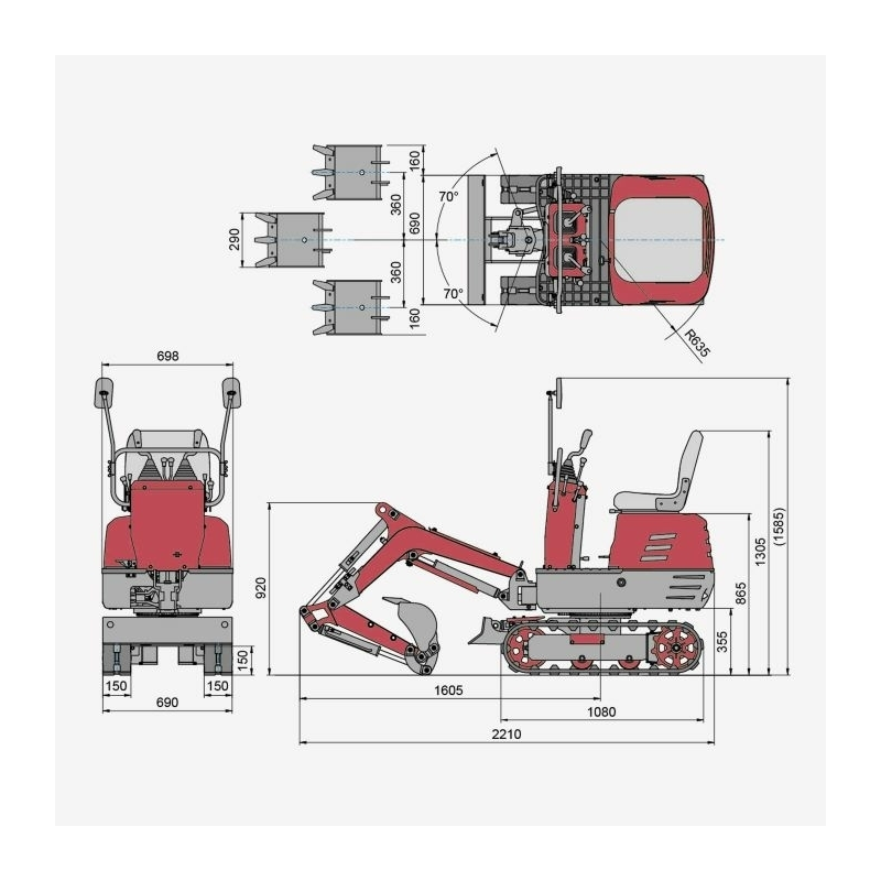 Escavatore EAG100T