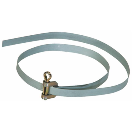 FASCETTA A NASTRO METALLICO CON COPPIGLIA