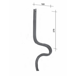 MOLLA ROMPITRACCIA 32X10 SENZA VOMERE