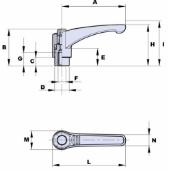 MANIGLIA M10