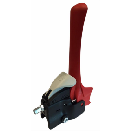 LEVA ARRESTO MOTORE CON CORSA CAVO 25MM, Ø TUBO 25/26MM