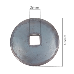 FLANGIA PER ASSE FRANGIZOLLE