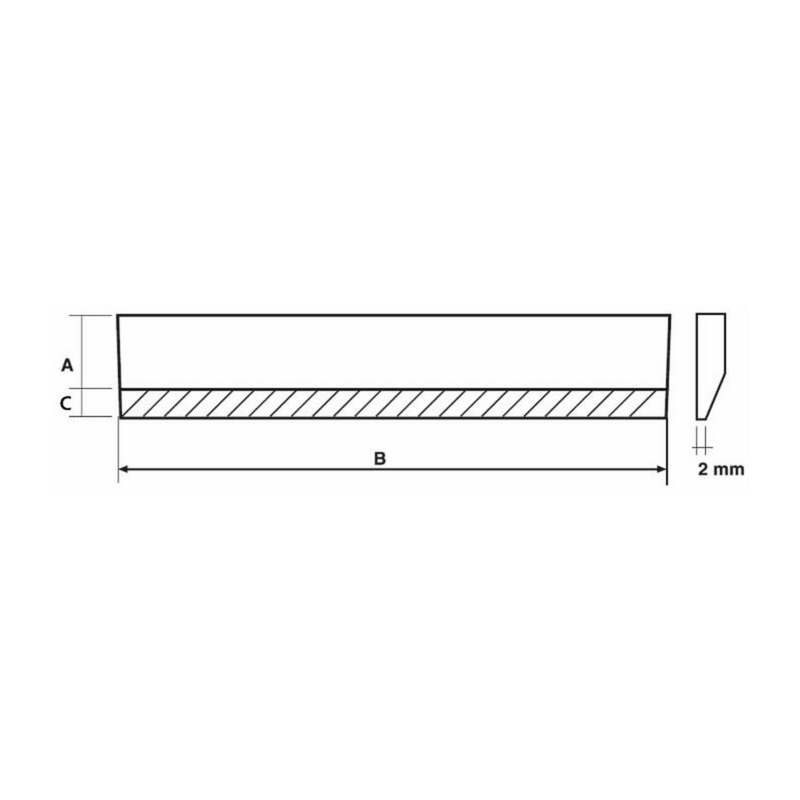 LAMA FRESATA
