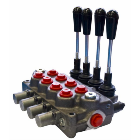 DISTRIBUTORE WALVOIL MODELLO SD5 A 4 LEVE 1ª, 2ª, 3ª DOPPIO EFFETTO 4ª DOPPIO EFFETTO FLOTTANTE 40 LITRI