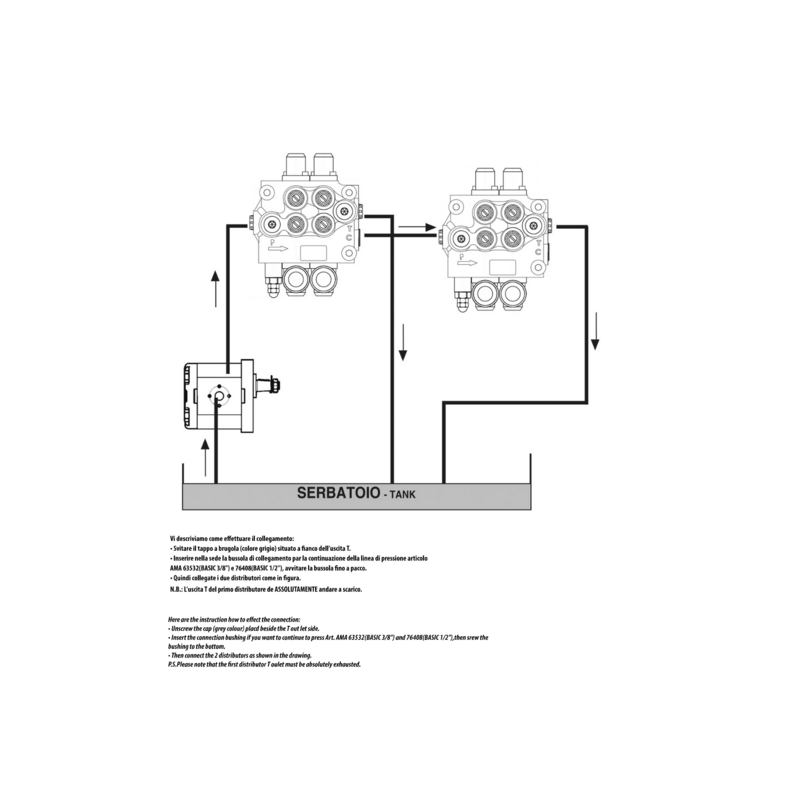 DISTRIBUTORE MODELLO BASIC A 2 LEVE 1ª SEMPLICE EFFETTO 2ª DOPPIO EFFETTO 40 LITRI