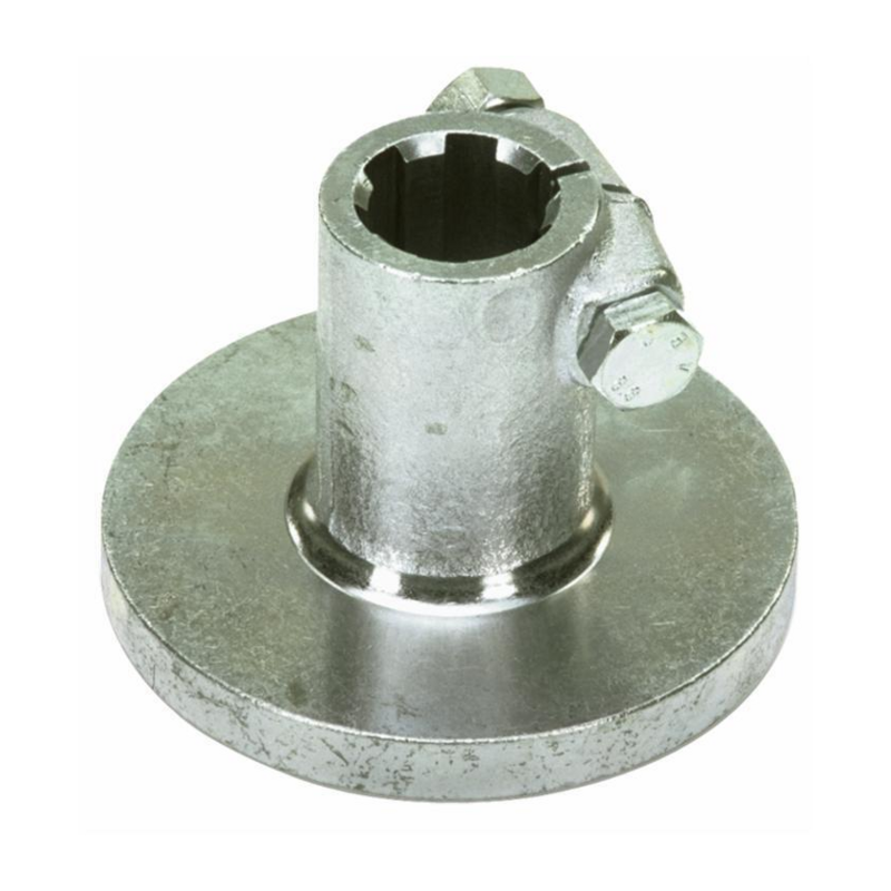MOZZO SCANALATO PROFILO 1"3/8 CON FLANGIA