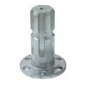 ALBERINO SCANALATO CON FLANGIA PROFILO 1"3/8 Z6