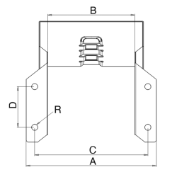 PORTA CUNEO R560 IN METALLO