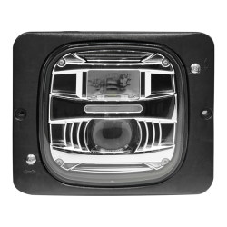 Proiettore LED  quadrato con cornice, compatibile con Fendt, Case-IH, Steyr, Mercedes-Benz MB-TRAC