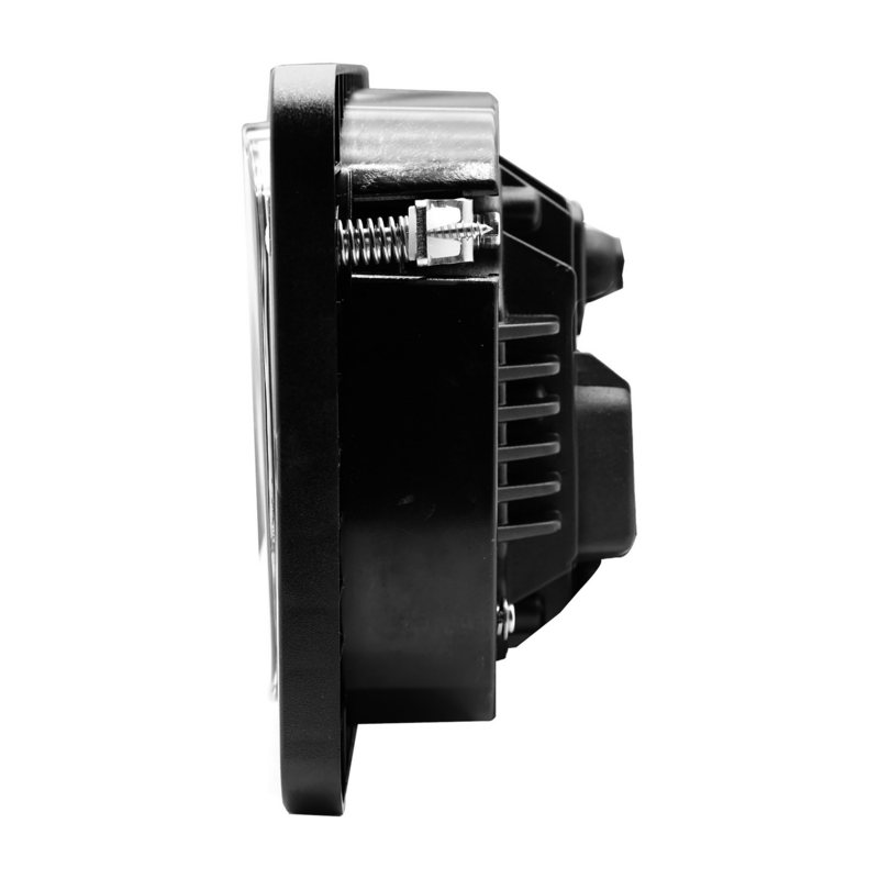 Proiettore LED  quadrato con cornice, compatibile con Fendt, Case-IH, Steyr, Mercedes-Benz MB-TRAC