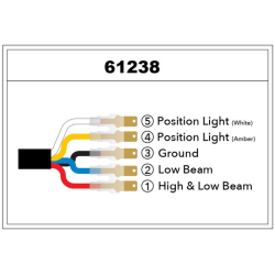 Proiettore LED  quadrato, compatibile con John Deere serie 6030/7030 Premium
