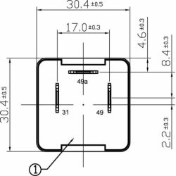 INTERMITTENZA LAMPEGGIANTE 12V 3 TERMINALI PER FANALI AL LED E PER FANALI ALOGENI