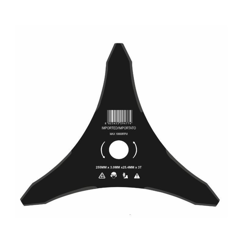 DISCO 3 DENTI ACCIAIO √ò300-3