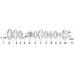 DISCO DI PRESSIONE PER FRIZIONI TIPO 2-4