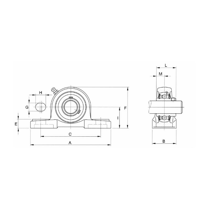 SUPPORTO DRITTO UCP 206 SMART