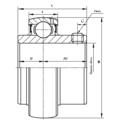 CUSCINETTO UC 211 SMART