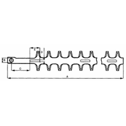 LAMA DOPPIA INFERIORE 651 MM