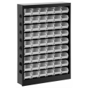 ARMADIO METALLICO CON 54 CONTENITORI