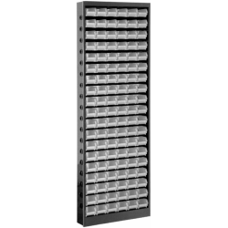 ARMADIO METALLICO CON 114 CONTENITORI