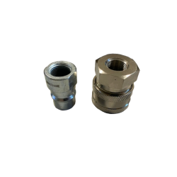 ATTACCO RAPIDO A SFERA G3/8",Attacco rapido a sfera In G3/8" portata 250bar Acciaio cromato"