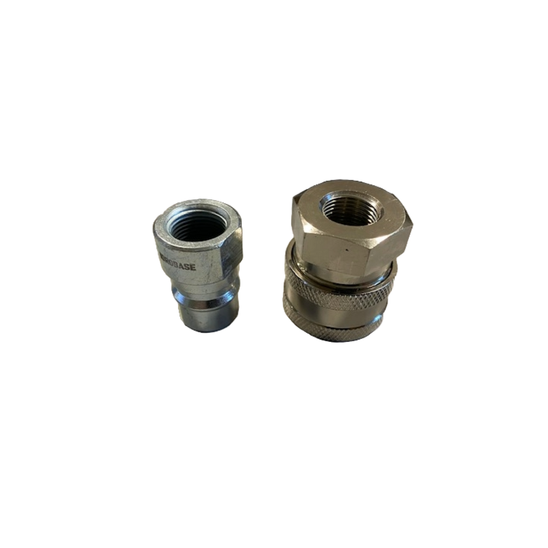 ATTACCO RAPIDO A SFERA G3/8",Attacco rapido a sfera In G3/8" portata 250bar Acciaio cromato"